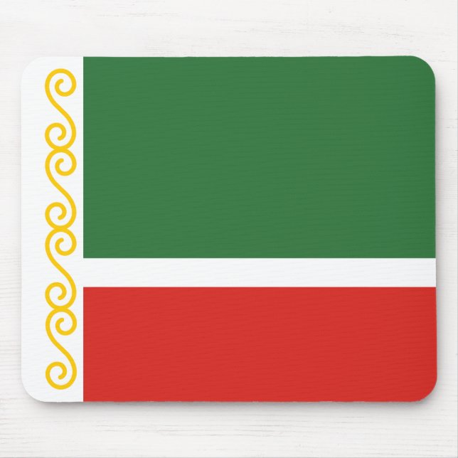 Tschetschenien-Flagge Mousepad (Vorne)