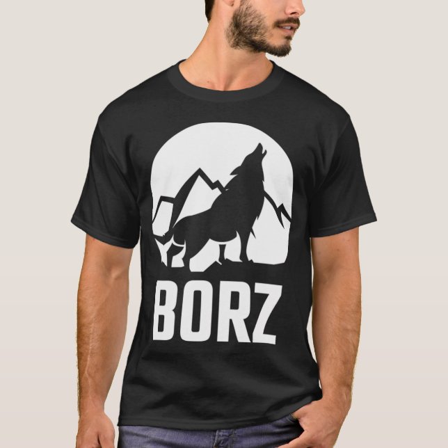 Tschetschenien Tschetschenische Republik Borz T-Shirt (Vorderseite)