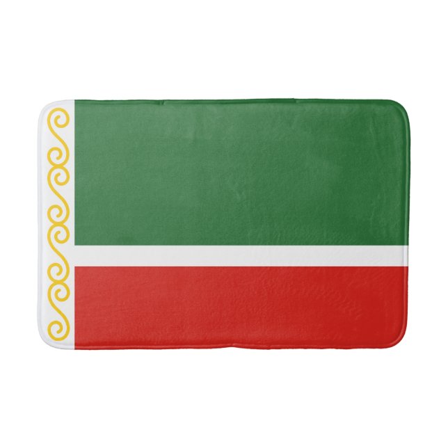 Tschetschenische Flagge Badematte (Vorderseite)