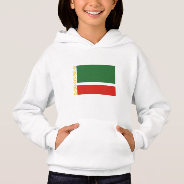 Tschetschenische Flagge Hoodie (Vorderseite)
