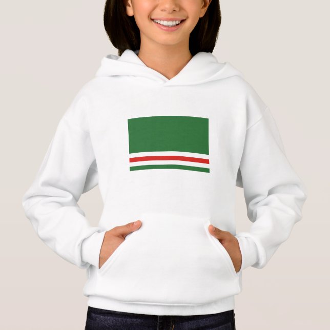 Tschetschenische Flagge Hoodie (Vorderseite)