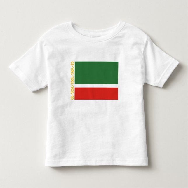 Tschetschenische Flagge Kleinkind T-shirt (Vorderseite)