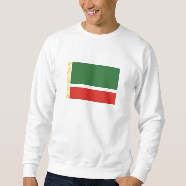 Tschetschenische Flagge Sweatshirt (Vorderseite)