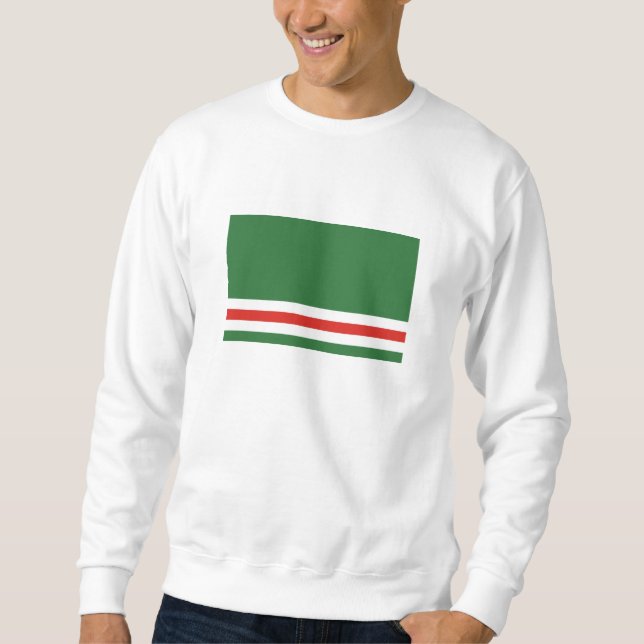 Tschetschenische Flagge Sweatshirt (Vorderseite)