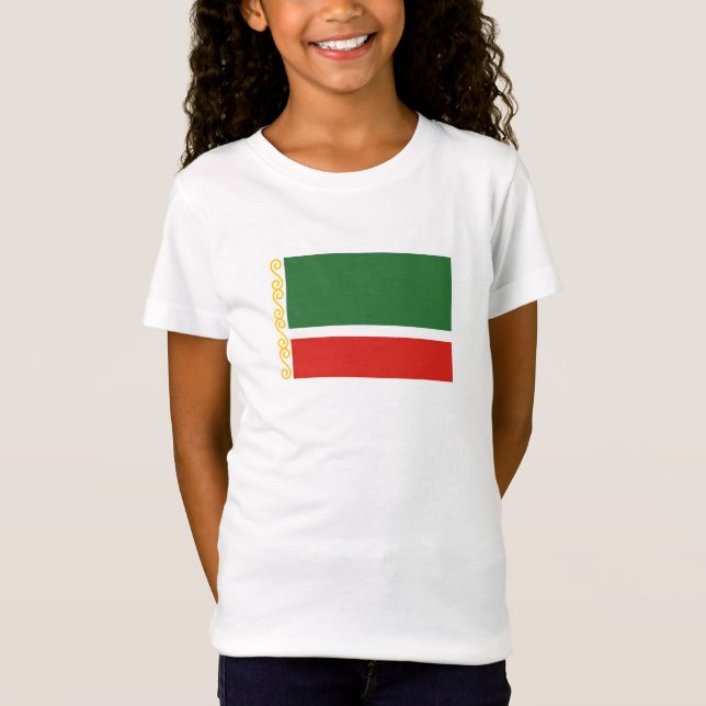Tschetschenische Flagge T-Shirt (Vorderseite)