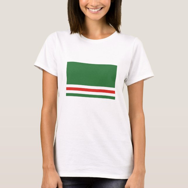 Tschetschenische Flagge T-Shirt (Vorderseite)