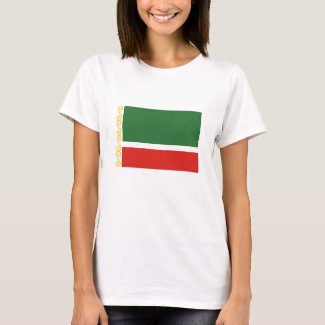 Tschetschenische Flagge T-Shirt (Vorderseite)