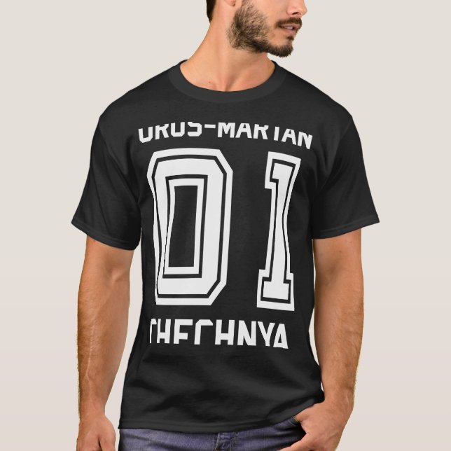 Tschetschenisches Sprichwort über Tschetschenien u T-Shirt (Vorderseite)