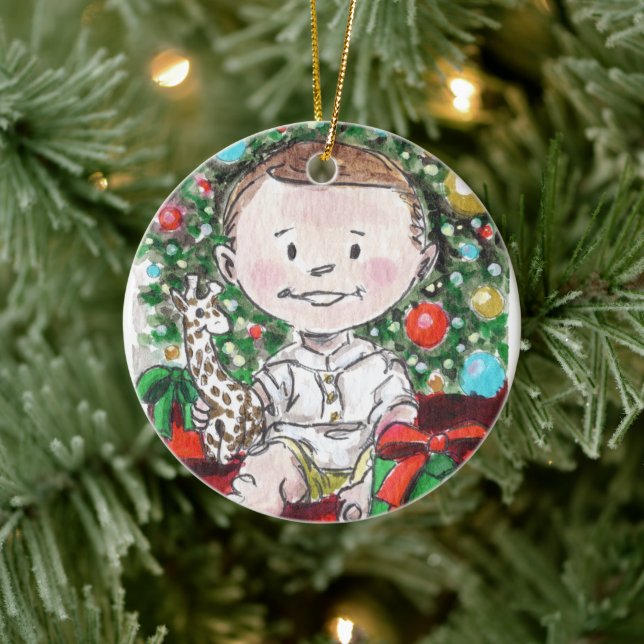 TSCHR1 KERAMIK ORNAMENT (Baum)