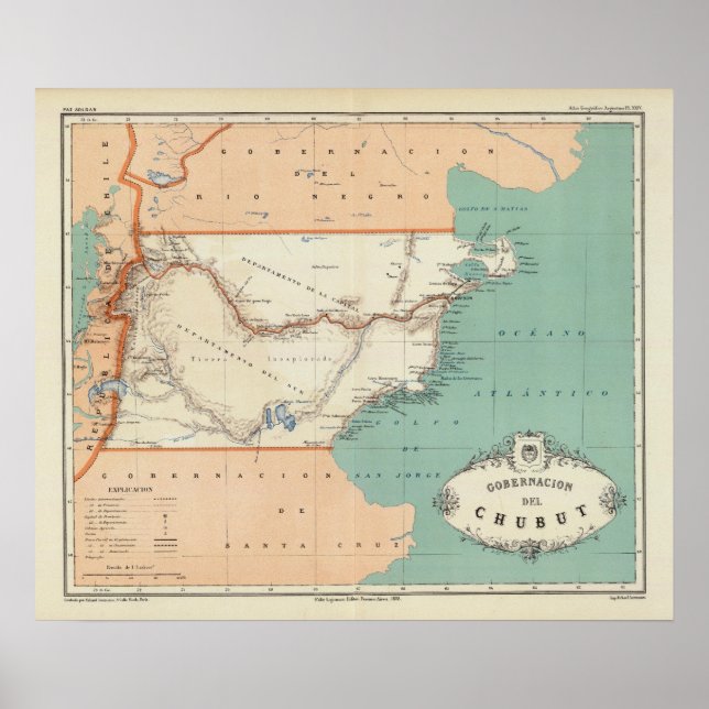 Tschubut, Argentinien Poster (Vorne)