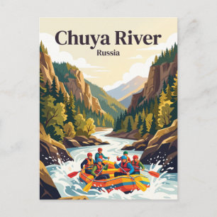 Tschuja-Fluss Altai Russland Postkarte