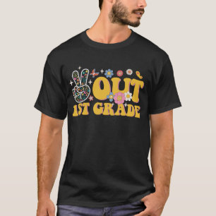 Tschüss 1. Klasse Groovy letzter Schultag T-Shirt
