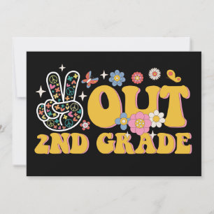 Tschüss 2. Klasse Groovy letzter Schultag Einladung