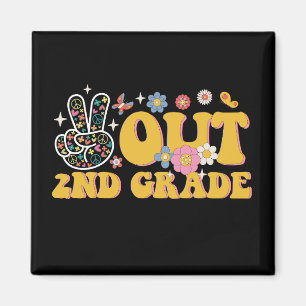 Tschüss 2. Klasse Groovy letzter Schultag Magnet