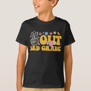 Tschüss 3. Klasse Groovy letzter Schultag T-Shirt