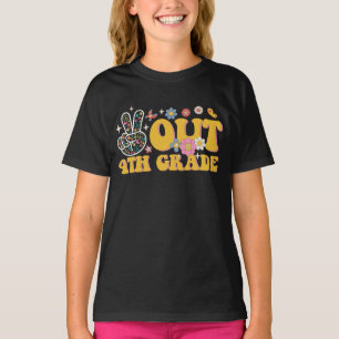Tschüss 4. Klasse Groovy letzter Schultag T-Shirt