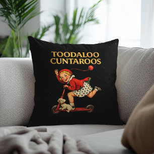 Tschüss Arschlöcher Lustiger Sarkastischer Retro-H Kissen