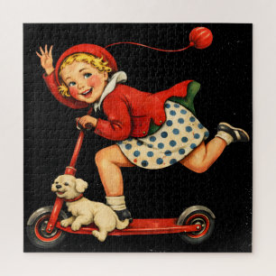 Tschüss Arschlöcher Lustiger sarkastischer Retro-H Puzzle