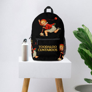 Tschüss Cuntaroos Lustiger Sarkastischer Retro-Hum Bedruckter Rucksack
