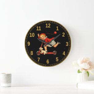 Tschüss Cuntaroos Lustiger Sarkastischer Retro-Hum Große Wanduhr