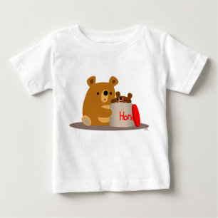 Tschüss dir Honey! Niedlicher Cartoon Bears Baby T Baby T-shirt