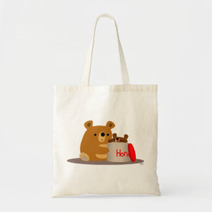 Tschüss dir Honey! Niedlicher Cartoon Bears Bag Tragetasche