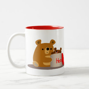 Tschüss dir Honey! Tasse niedlicher Cartoon Bears
