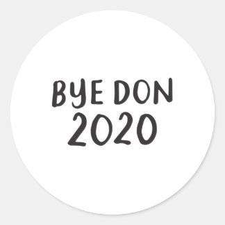 Tschüss Don Byedon Knopf Lustig Joe Biden Anti-tru Runder Aufkleber