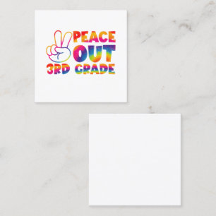 Tschüss dritte Klasse Tie Dye letzter Tag 3. Klass