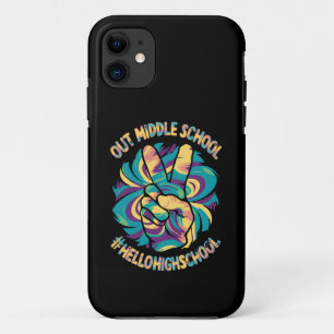 Tschüss Mittelstufe Hallo High School Tie Dye  Case-Mate iPhone Hülle