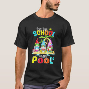 Tschüss Schule Hallo Pool-Gnom Sommer Schüler Tee