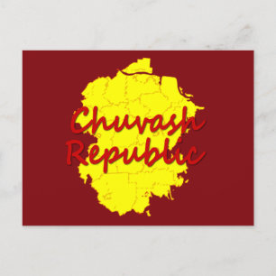 Tschuwaschische Republik Feiertagspostkarte