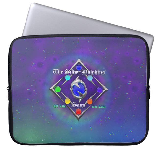 TSDS: Aus Leben und Liebe Logo blau und grün Laptopschutzhülle (Vorderseite)