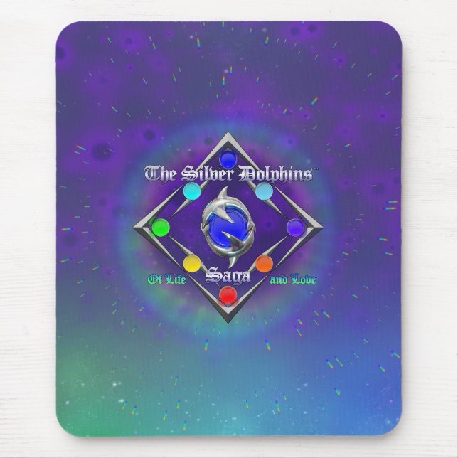 TSDS: Aus Leben und Liebe Logo blau und grün Mousepad (Vorne)