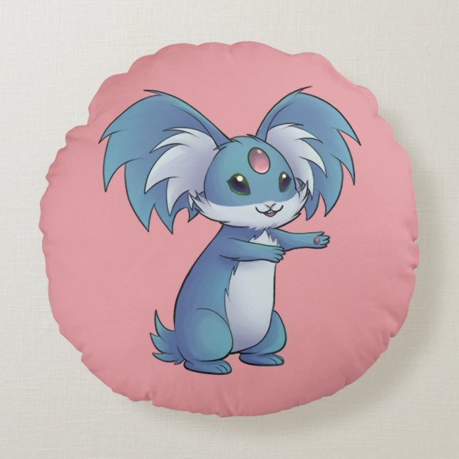 TSDS Delphia Rundes Kissen (Vorderseite)