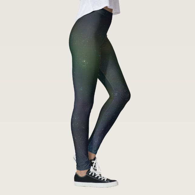 TSDS: Erdgalaxie-Hintergrund Leggings (Rechts)
