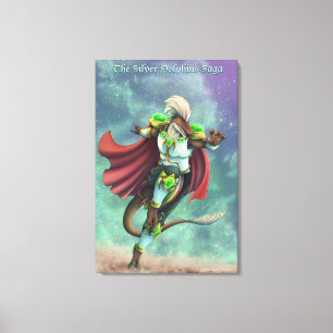 TSDS: Justin Arisdale Cover Art Solo Erde Leinwanddruck