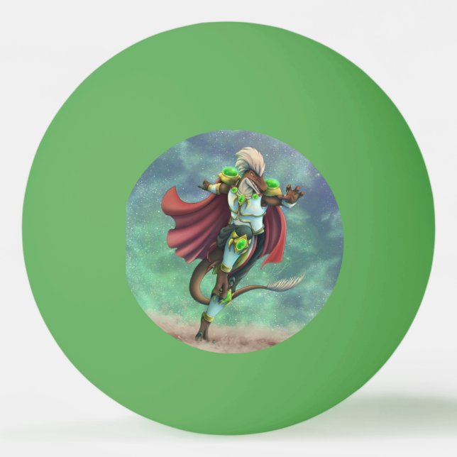 TSDS: Justin Arisdale deckt Art Solo Earth ab Tischtennisball (Vorderseite)