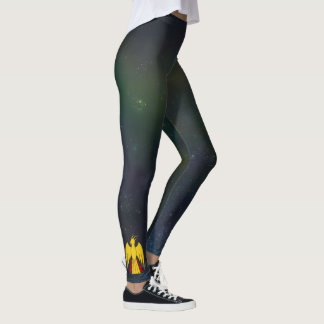 TSDS King of Earth Galaxy Hintergrund Leggings