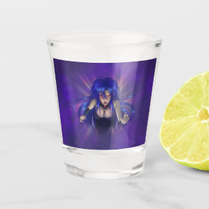 TSDS: Königin Irana Delphi Buchcover Art Schnapsglas