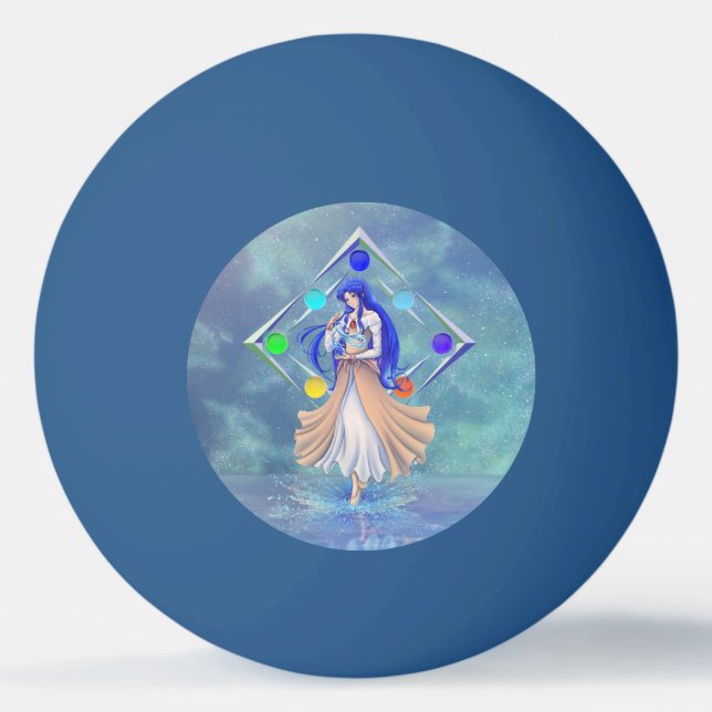 TSDS: Miral Akemi decken Art Solo Wasser ab Tischtennisball (Vorderseite)