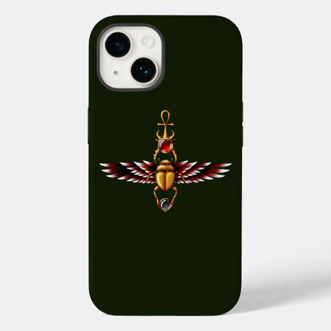 TSDS: Seth's Scarab Coat Graphic Case-Mate iPhone Hülle (Rückseite)