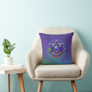 TSDS: Von Leben und Liebe Logo Blau und Grün  Kissen