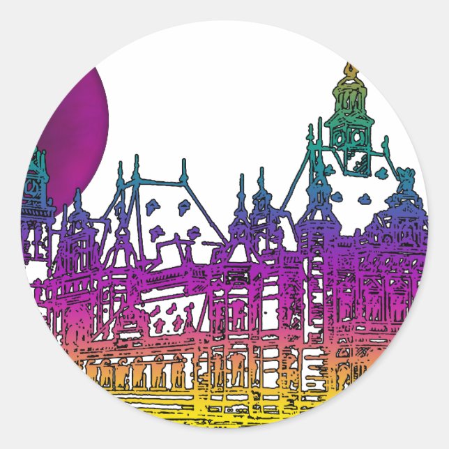 TSE 5 RUNDER AUFKLEBER (Vorderseite)