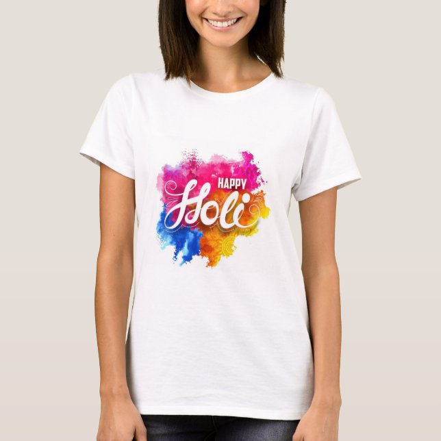 Tshert für Holi T-Shirt (Vorderseite)