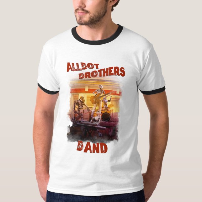 Tshirt Allbot Brothers Band / Bobs Saucer Repair (Vorderseite)