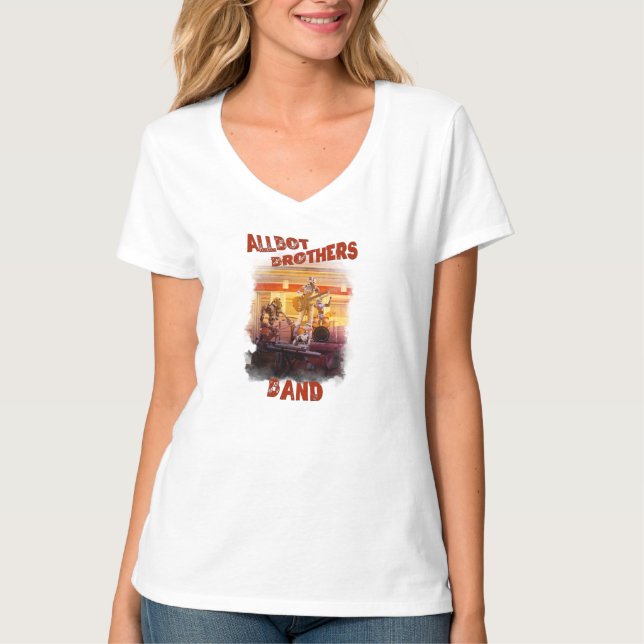 Tshirt Allbot Brothers Band / Bobs Saucer Repair (Vorderseite)