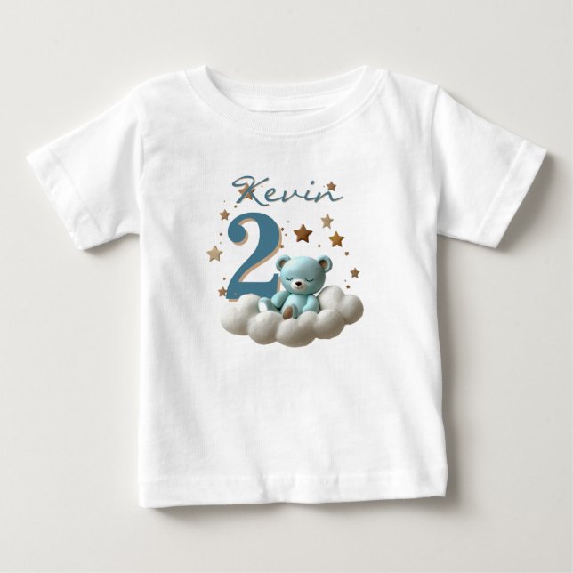 tshirt bear birthday party (Vorderseite)