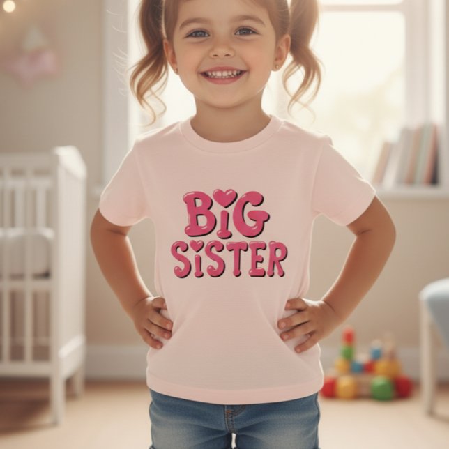 tshirt big sister cute girly sister (Von Creator hochgeladen)