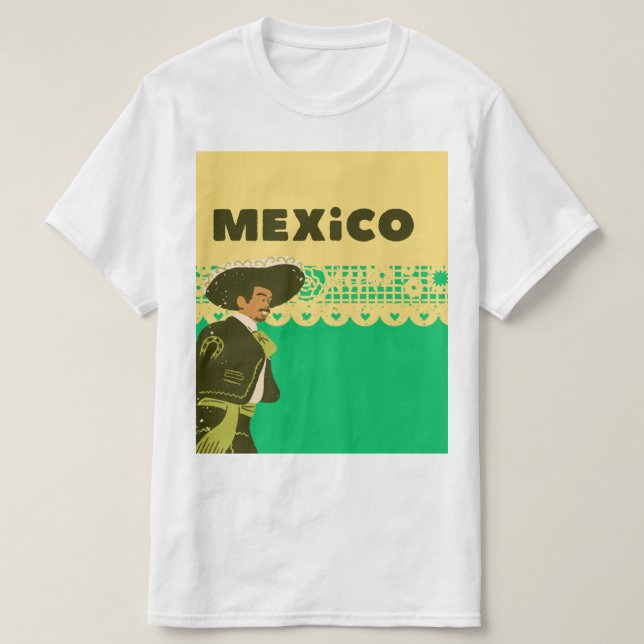 Tshirt for men mexico (Design vorne)